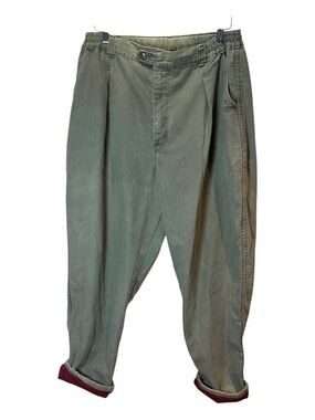 Vintage LL Bean Pathfinder Women’s Flannel Lined Pants Size 18